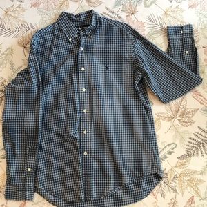 Ralph Lauren Blue/Green Classic Fit Button Down
